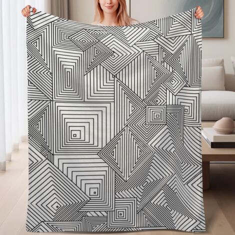 Couverture polaire confortable hypoallergénique 60x80 pouces, pour famille, enfants et seniors (1/4)