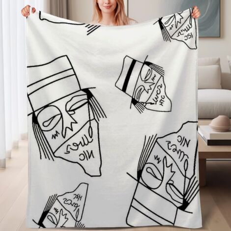 Couverture polaire moelleuse pour voyage en bus 60x80 pouces, compacte pour ranger facilement (1/4)