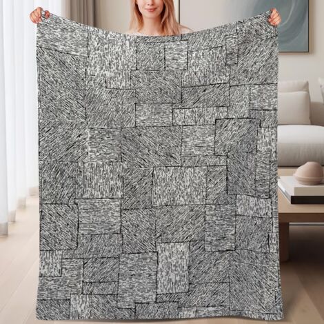 Couverture polaire ultra-douce pour détente et salon 60x80 pouces, polyvalente pour lit, canapé, voyage, camping (1/4)