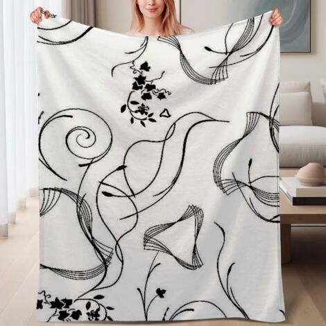 Couverture fuzzy 60x80 pouces pour les familles nombreuses, confort pour tous (1/4)