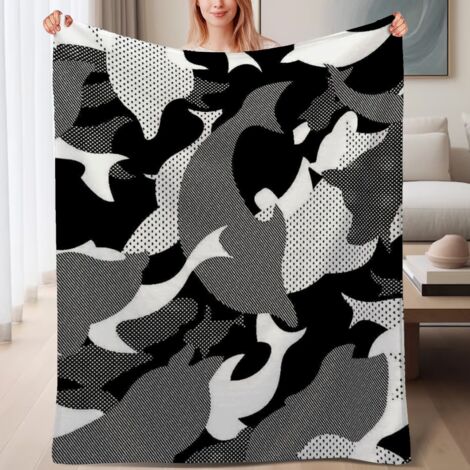 Couverture polaire douce pour décoration de chambre 60x80 pouces, assortie à tous les styles d’intérieur (1/4)