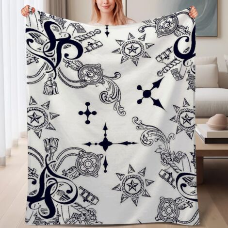 Couverture polaire moelleuse pour voyage en train 60x80 pouces, confortable pour repos et détente (1/4)