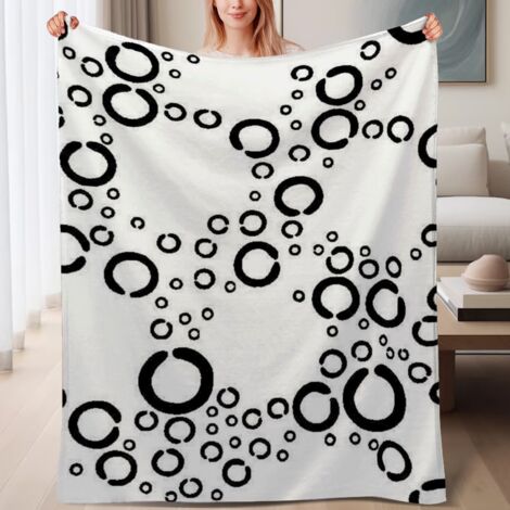 Le confort familial durable : couverture fuzzy 60x80 pouces, résistante à l'usage (1/4)