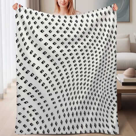 Couverture polaire confortable durable 60x80 pouces, usage domestique, lit, canapé, voyage, camping (1/4)