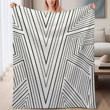 Couverture polaire douce pour soirées cinéma 60x80 pouces, parfait pour canapé, lit et moments cosy (1/4)