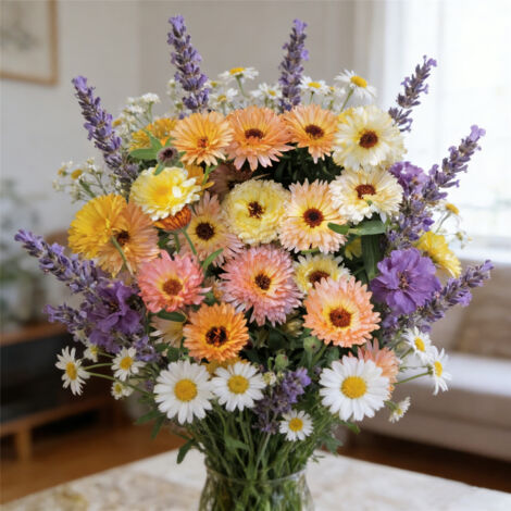 Kit Graines Jardinage – Calendula, Lavande et Camomille (4500 pcs), Mélange Non-OGM, Idéal Cadeau Nature et Jardin (1/5)