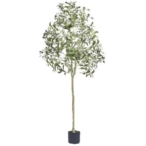 Olivier artificiel 5 ft stable – arbre décoratif réaliste – base anti-basculement – intérieur salon