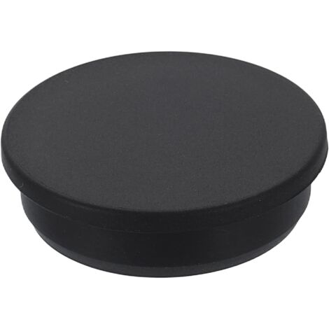 Bouchon de baignoire rond en silicone étanche, adapté aux flacons de baignoire avec un orifice de 50 mm, noir. (1/5)
