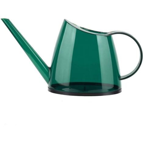 Arrosoir, Arrosoir pour Plantes avec Bec Long Petit Arrosoir Transparent Mini Arrosoir pour Plantes d'intérieur Jardin Fleurs 1.2L(Vert)