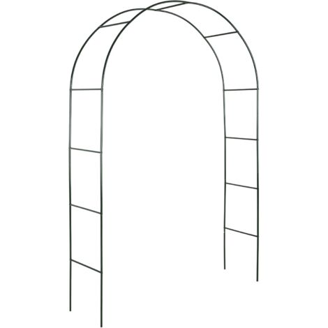Arceau à rosiers Tuteur Colonne de Jardin Arche à Rosier Hauteur: env. 240 cm, Largeur: env. 140 cm, Profondeur: env. 40 cm