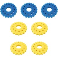 Lot de 7 pièces de coton filtrant CPF/CPA pour bassin, adapté aux filtres de bassin extérieurs, éponge filtrante haute efficacité, média filtrant en coton facile à remplacer.