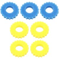 Lot de 7 pièces de coton filtrant CPF/CPA pour bassin, adapté aux filtres de bassin extérieurs, éponge filtrante haute efficacité, média filtrant en coton facile à remplacer.