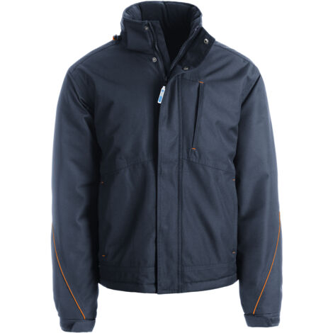 GIUBBINO IRON BLU NAVY/ARANCIO