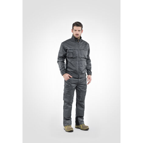 PANTALONE SMOKE GRIGIO/NERO