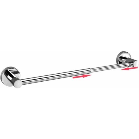 Anneau Porte-Serviettes Barre Porte-Serviette Acier Inoxydable Chrome Barres Porte Serviette Mural Support Serviette Rétractable 30-48cm Accessoire de Salle de Bain ou Cuisine (Mural, ) (1/5)