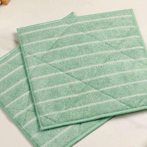 Lot de 5 Chiffons Bambou Microfibres - Nettoyer et lustrer Toutes Les Surfaces Lisses et fragiles -Vitre, carrosserie, vitroceramique, Lunettes, écran (2525cm)
