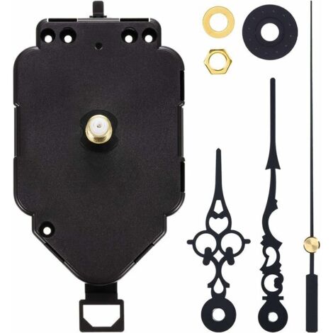 Mouvement d'horloge à pendule Kit de mouvement à quartz bricolage Mécanisme de mouvement d'horloge à pendule de remplacement (longueur de l'arbre de 0,9 ) (1/5)