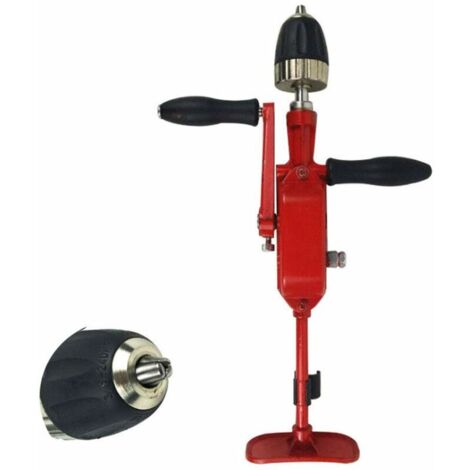 Chignole À Manivelle Perceuse À Main,Poitrine Perceuse À Double Pignon,Automatique Micro Manuelle Manivelle De Taraudage Machine Bois Pour Bois Plastique, Champ D'application: 0,8-10 Mm