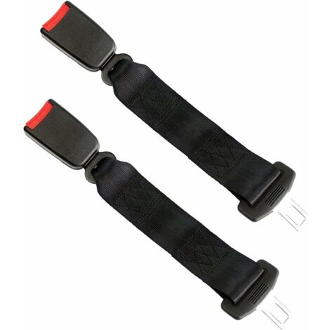 2Packs Clip Ceinture Sécurité Voiture 36CM Prise D'extension Sécurité Voiture Boucle Verrouillage Ceinture Sécurité Clip D'extension Convertisseur Accessoires Siège Intérieur (1/4)
