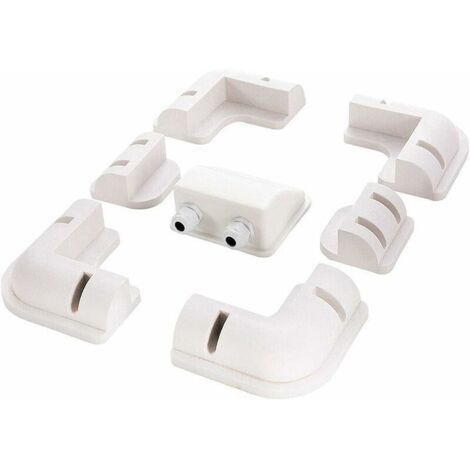 Nazalus-Vente chaude-Lot de 7 supports de fixation pour panneau solaire - Sans perçage - Pour cadre en bois, caravanes, camping-cars, bateaux, abris de jardin, caravanes, capots - Résistance aux UV - (1/5)