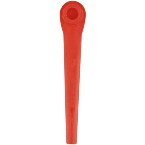 Lot de 100 Lames en Plastique compatibles avec Coupe-Bordure Gardena, Lames de Rechange pour Coupe-Bordures Gardena et Coupe-Bordures sans Fil,,rouge (1/5)