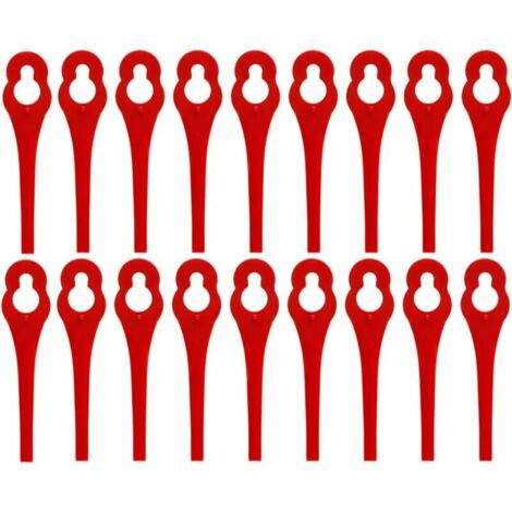 100 pièces lames de rechange compatibles avec coupe bordure IKRA IART 2520, lames en nylon pour IAT 20-1M (1/5)