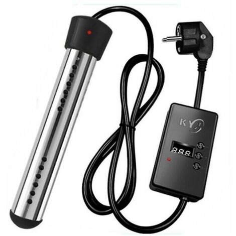 Chauffage de bain 3000w Thermoplongeur électrique Thermoplongeur de voyage, thermoplongeur en acier inoxydable, chauffage électrique de piscine Immersio (1/5)