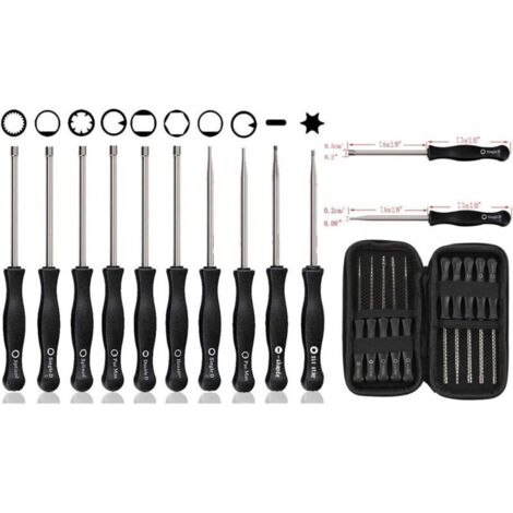 Set de 12 Outils de Réglage de Carburateur Réglage Tronçonneuse Tournevis Reglage Carburateur Tronconneuse 2 Temps Tournevis Pacman/Single D pour Poulan Husq STHIL Echo Débroussailleuse Carburateur (1/5)