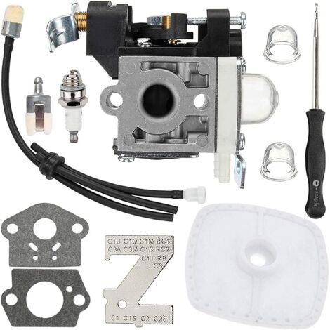 Carburateur PB250 pour souffleur de feuilles Echo PB250LN PB-250 ES250, remplace RB-K106, A021003660, A021003661, avec filtre à air, joints de ligne de carburant, outil de réglage du carburateur (1/5)
