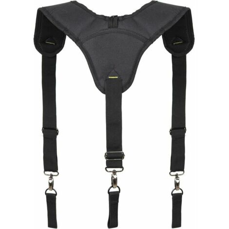 Ceinture porte-outils Bretelles réglables à 3 points rembourrées pour travaux de charpentier et électricien (1/5)