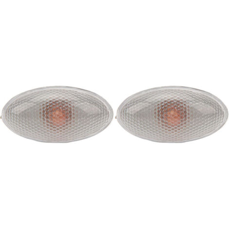 2 pièces LED feu de position latéral lumineux 12V 632574 remplacement de lampe de clignotant latéral pour Peugeot 206 407 607