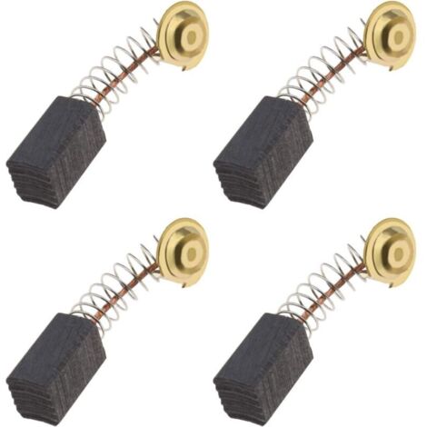 Lot de 2 paires de balais de charbon pour mot 6,5 x 7,5 x 12 mm compatibles avec marteau perforat rotatif Guild PDH26G 1000W Mannesmann 12590 (1/5)