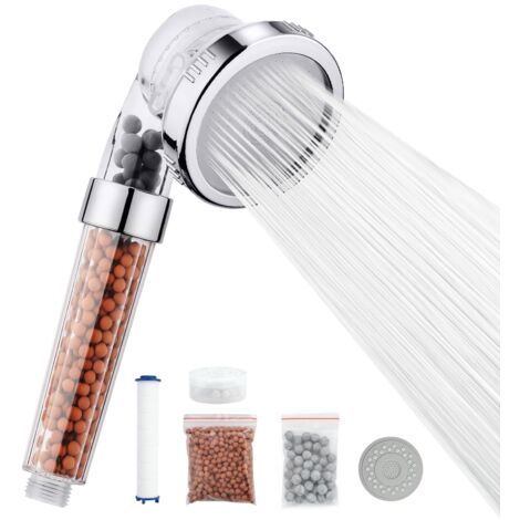 3 Modes Filtration Shower Head High Pressure Water Saving Replaceable PP Filter Anti Limescale (1/5)