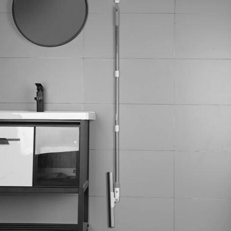 Multifunction Silicone Floor Squeegee with Long Handle 360 Rotation ...