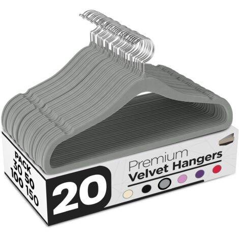 Velvet Hangers Non-Slip Durable Space-Saving 360 Rotating Heavy Duty for Shirts Jackets Dresses 30 (1/5)