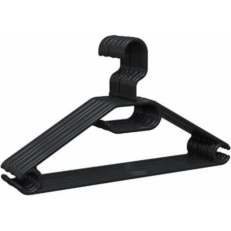 10 Recycled Plastic Hangers 360 Rotating Hook Space Saving Organizer (1/5)