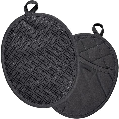 2 In 1 Oven Mitts 260°C Heat Resistant Non-slip Silicone Kitchen Gloves for Cooking Baking Grilling (1/5)