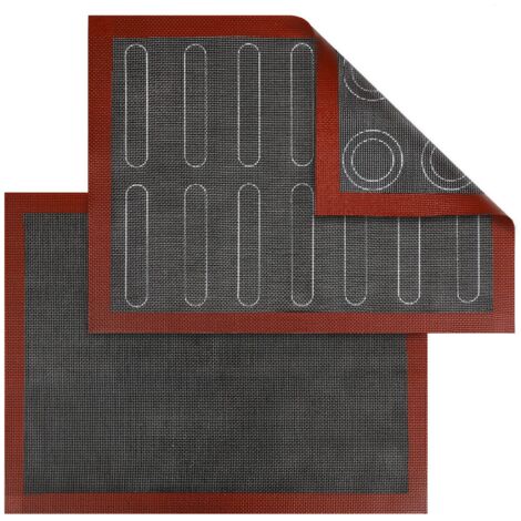Microperforated Silicone Oven Mat Double Sided Nonstick Heat Resistant Reusable Baking Mat for (1/5)