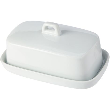 Butter Dish Porcelain with Lid Freshness, High Hardness, Crack Resistant, Dishwasher Safe (1/5)