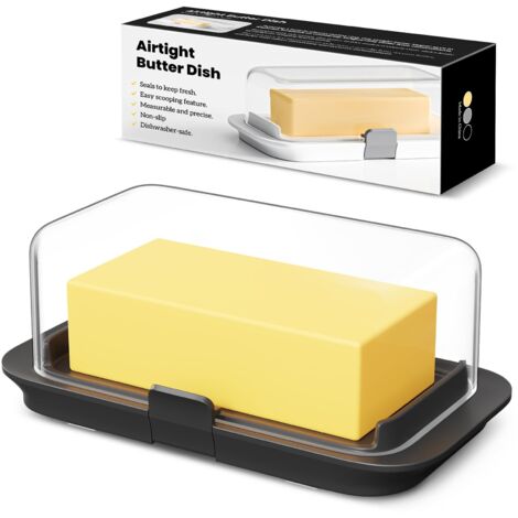 Airtight Butter Dish Lockable Large Capacity Dishwasher Safe (1/5)