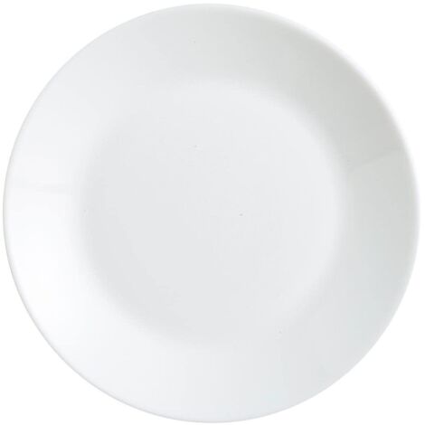 Set Of 12 18cm Dessert Plates Resistant Breakage Chipping Dishwasher Microwave Safe (1/5)