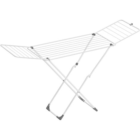 Folding Clothes Airer 17 Bars 18m Drying Space Indoor Outdoor Use Lightweight Foldable (1/5)