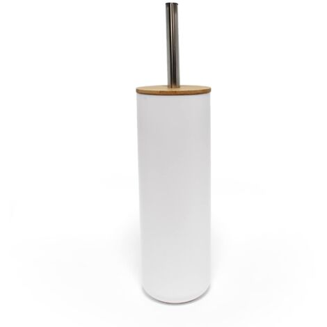 Toilet Brush Polyester Bamboo Smart White (1/4)