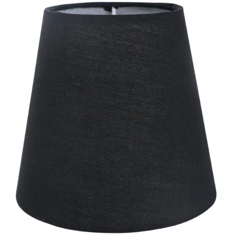 Black Fabric Chandelier Lampshade E14 Clip On 5.5 Inch for Candlesticks Sconce Table Lamp (1/5)