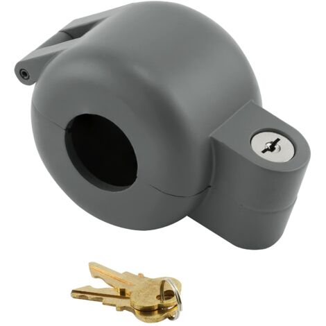 Door Knob Lockout Device Diecast Construction Keyed Alike Security Cover Keyhole Removable (1/5)