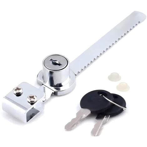 Reptile Vivarium Terrarium Sliding Door Glass Lock with 2 Keys (1/5)
