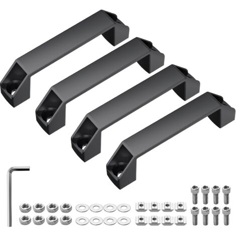 Aluminium Wing Handle D Shaped Door Profile Set Industrial Garden Boat (1/5)