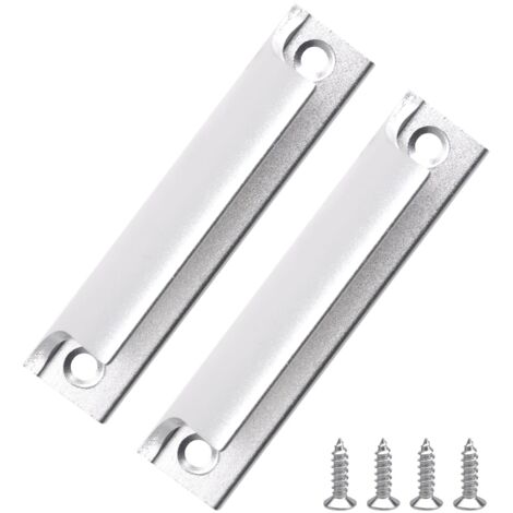 2 Pack Aluminum Alloy Balcony Door Handle Curved Design Durable Furniture Hardware (1/5)