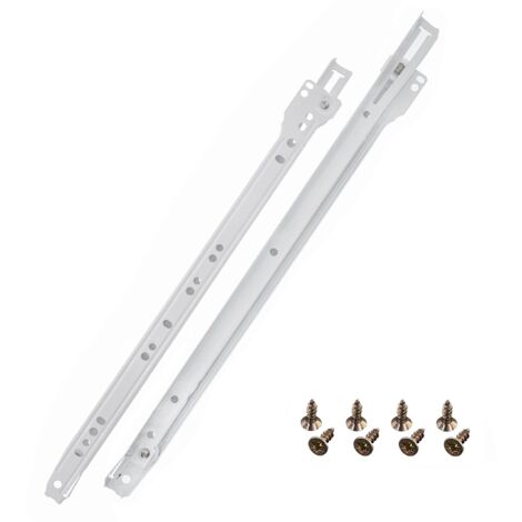 Sliding Drawer Guide Rails Partial Extension Steel 20kg Load with Mounting Material (1/5)