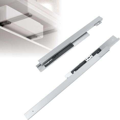 Soft Close Bottom Mount Drawer Slides Full Extension 40kg Load For Kitchen Cabinet (1/5)